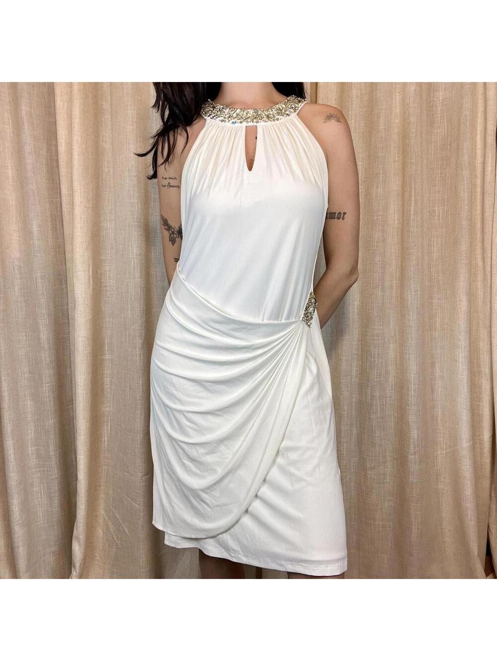 Ivory Beaded Dress - Picture 2 of 8